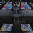 Retro Graffiti Fuchsia Seamless Geometric Pattern All Over Print Car Floor Mats
