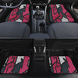 Pink Grey Ambesome Grunge Graffiti Characters Seamless Pattern All Over Print Car Floor Mats