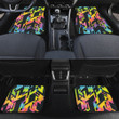 Light Space Blue Multicolot Space Geometric Seamless Pattern All Over Print Car Floor Mats