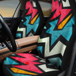 Large Grunge Graffiti Geometric Shapes All Over Print All Over Print Car Seat Cover