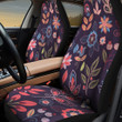 Multicolor Flower Tropical Garden Summer Vibe Purple All Over Print Car Seat Cover