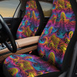 Rainbow Wave Symbol Abstract Theme All Over Print Car Seat Cover
