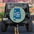 Rustic Alabama Flag Don't Mess With Alabama Mint Green Theme Printed Car Spare Tire Cover