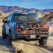 Owls USA Flag Truck Tailgate Decal Car Back Sticker