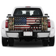Monkey Silhouette USA Flag Truck Tailgate Decal Car Back Sticker