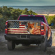 Foxs Picture USA Flag Truck Tailgate Decal Car Back Sticker