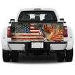 Foxs Picture USA Flag Truck Tailgate Decal Car Back Sticker