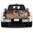 Monkeys Picture USA Flag Truck Tailgate Decal Car Back Sticker