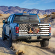 Kangaroos Break Black And White USA Flag Truck Tailgate Decal Car Back Sticker