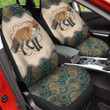 Fox Pictures Vintage Flower Patterns Background Car Seat Covers