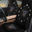 Bee Moon Phase USA Flag Car Seat Covers