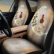 Chickens Love You To The Moon And Back Car Seat Covers