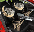 Raccons Back To The Moon Car Seat Covers