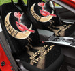 Red Cardinals Back To The Moon Car Seat Covers