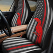 Toucan Inside America Flag Red Car Seat Cover