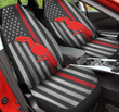 Toucan Inside America Flag Red Car Seat Cover