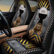 Sloth Inside Key Hole Pattern Car Seat Cover