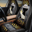 Cockatoo Inside Key Hole Pattern Car Seat Cover