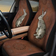 Rabbit Flower Leather Pattern Car Seat Cover