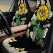 Leonberger Sunflower And Chrysanthemum Japonense Car Seat Cover