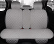 Flax Rear Car Seat Cover Breathable Auto Seat Cushion Protector Back Seat Pad Mat