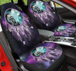Goat With Dreamcatcher And Skull In Purple Galaxy Background Car Seat Covers