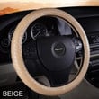 PU Leather Woven Pattern Braiding Style Steering Wheel Cover
