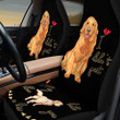 Cute Golden Retriever Dog Car Seat Cover I Didn't Fart My Butt Blew You A Kiss
