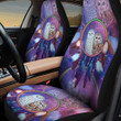 I Love Owl Dreamcatcher Reflection Car Seat Cover Native American Galaxy