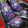 I Love Owl Dreamcatcher Reflection Car Seat Cover Native American Galaxy