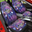 I Love Wolf Dreamcatcher Reflection Car Seat Cover Native American Galaxy
