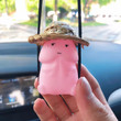 Funny Swing Mochi Ding Ding Anime Doll Auto Car Hanging Ornament
