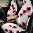 Leonberger Red Heart In White Background Car Seat Covers