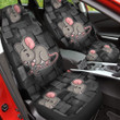 Mouse With Rectangle Shapes In Black And Gray Background Car Seat Covers