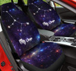 Virgo Zodiac Constellation Purple Galaxy Car Seat Cover