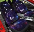 Leo Zodiac Constellation Purple Galaxy Car Seat Cover