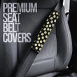 Smiley Faces Seamless Pattern Car Seat Belt Cover