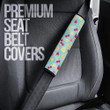Fruit Tiny Seamless Pattern Mint Car Seat Belt Cover