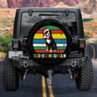 Christmas Bernese Mountain Dog Decoration Colorful Background Spare Tire Cover