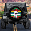 Christmas Havanese Dog Decoration Colorful Background Spare Tire Cover