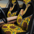 Camel Front Sunflower Yellow And Black Car Seat Cover