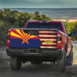 Arizona Flag Mix American Flag Truck Tailgate Decal Car Back Sticker