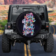 Let Dance The Night Away Positive Quote Car Spare Tire Cover