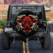 Red Bull Head Angry Car Engine Spare Tire Cover