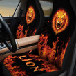 Lion Flame Head Fire Pattern Car Seat Cover
