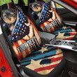Yorkie Custom Name America Flag Car Seat Covers