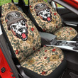 Dalmatian Cute Helmet Flower Pattern Car Seat Covers