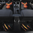 Phoenix And Scratch Flame Pattern Black Car Mats