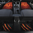 Wolf And Scratch Flame Pattern Black Car Mats