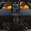Fox And Scratch Flame Pattern Black Car Mats